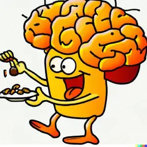 Cerebro Alimentándose