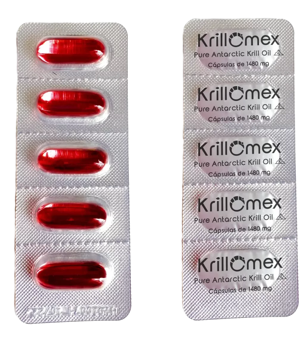 Bllíster muestra sin valor comercial KrillOmex